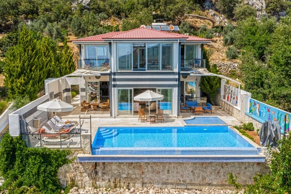 Villa Diyar, Kalkan Bölgesinde, 4 Odalı, Kapalı Havuzlu 1