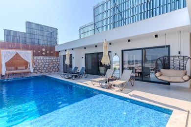 Villa İzanagi-1, Kalkan Bölgesinde, Jakuzi, Sauna ve Sonsuzluk Havuzlu Lüks Vİlla 1