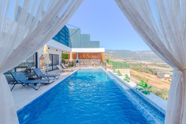 Villa İzanagi-1, Kalkan Bölgesinde, Jakuzi, Sauna ve Sonsuzluk Havuzlu Lüks Vİlla 2