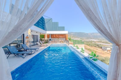 Villa İzanagi-1, Kalkan Bölgesinde, Jakuzi, Sauna ve Sonsuzluk Havuzlu Lüks Vİlla 2