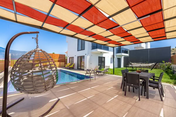 Villa Smurfs-2, Jakuzili, 3 Odalı, Korunaklı Havuz 3