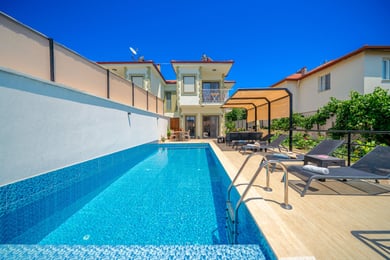 Villa Unedo-2, Korunaklı Havuzlu, Doğa İçerisinde, Jakuzili Villa 2
