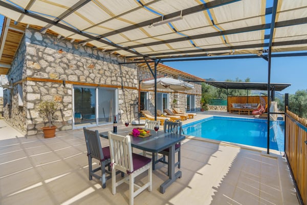 Villa Daimos, 2 Odalı, Doğa İçinde ve Jakuzili 3