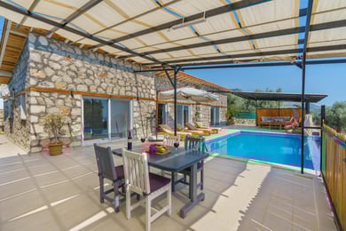 Villa Daimos, 2 Odalı, Doğa İçinde ve Jakuzili 3