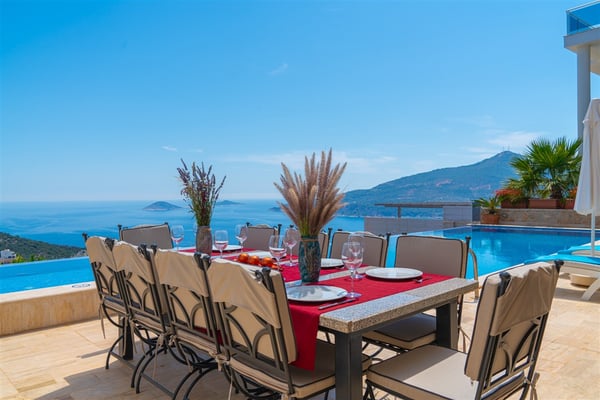 Villa Pegasus, 6 Odalı, Deniz Manzaralı, Teras Barlı, Lüks Tasarım 2