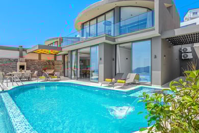 Villa Efsun, Deniz Manzaralı, 2 Süit Odalı, Lüks Villa 2