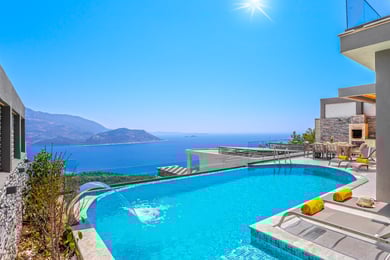 Villa Efsun, Deniz Manzaralı, 2 Süit Odalı, Lüks Villa 1