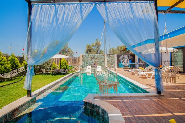 Villa Pomona, Kalkan Bölgesinde, 2 Odalı, Jakuzili 2