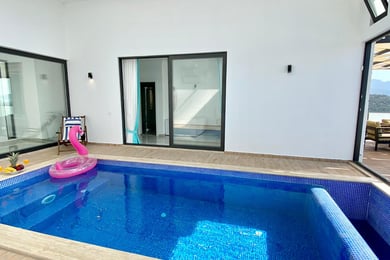 Villa Sisia-4, Jakuzi & Sauna & Hamam, Havuzu Isıtmalı 3