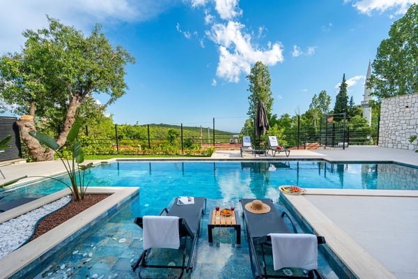 Villa Moby-4, Çift Jakuzili, Hamam ve Saunalı, Muhafazakar 3