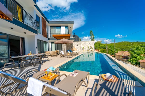 Villa Moby-3, Hamamlı Saunalı, 3 Odalı, Jakuzili 3