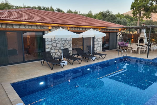 Villa Bally-1, Jakuzili, 2 Odalı, Korunaklı 2