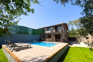 Villa Jess-2, Doğa İçinde, Korunaklı Havuzlu ve 5 Kişilik 1