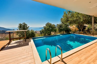 Villa Rocco Loft, Isıtmalı Havuzlu, Deniz Manzaralı 2