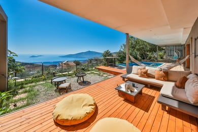 Villa Rocco Loft, Isıtmalı Havuzlu, Deniz Manzaralı 3