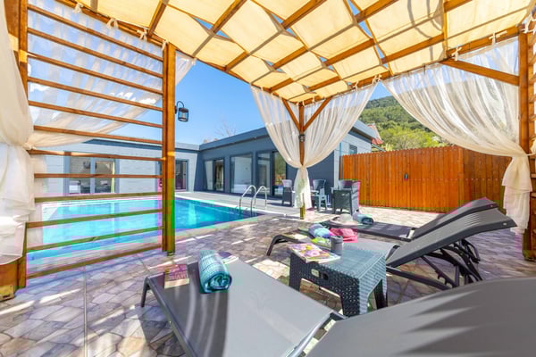 Villa Loka-1, 2 Odalı, Jakuzili ve Korunaklı 2