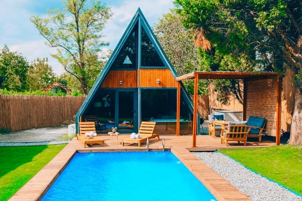 Villa Tula-1, Sıcak Havuzlu, Jakuzili, Muhafazakar Balayı Bungalovu 3