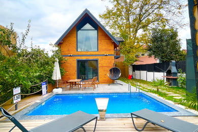 Villa Zeya, Sıcak Havuzlu, Korunaklı, 2 Odalı 1