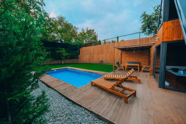 Villa Tula-1, Sıcak Havuzlu, Jakuzili, Muhafazakar Balayı Bungalovu 1