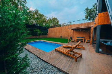 Villa Tula-1, Sıcak Havuzlu, Jakuzili, Muhafazakar Balayı Bungalovu 1