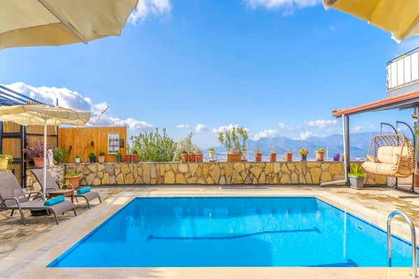 Villa Sedir-1, Doğa İçerisinde, Geniş Havuzlu,Isıtmalı Havuzlu 3