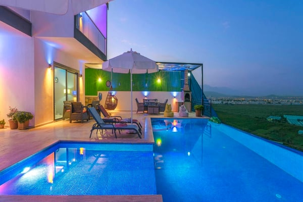 Villa Gök-1, Kalkan Bölgesinde, Jakuzili Korunaklı Villa 2