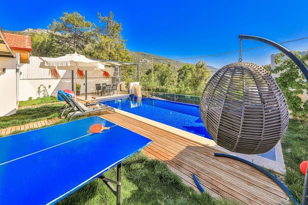 Villa Sinem, Kalkan Bölgesinde, Jakuzili ve Havuzu Korunaklı Villa 3