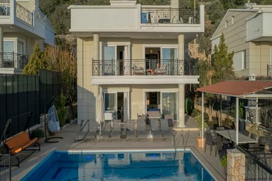 Villa Serefoni-2, Kalkan Kızıltaş`ta Muhteşem Deniz Manzaralı, 8 Kişilik Lüks Villa 3