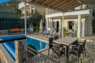 Villa Serefoni-2, Kalkan Kızıltaş`ta Muhteşem Deniz Manzaralı, 8 Kişilik Lüks Villa 1