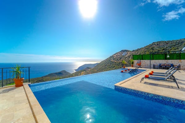 Villa Nori, Kalkan`da, 3 Odalı, Deniz Manzaralı Villa 2
