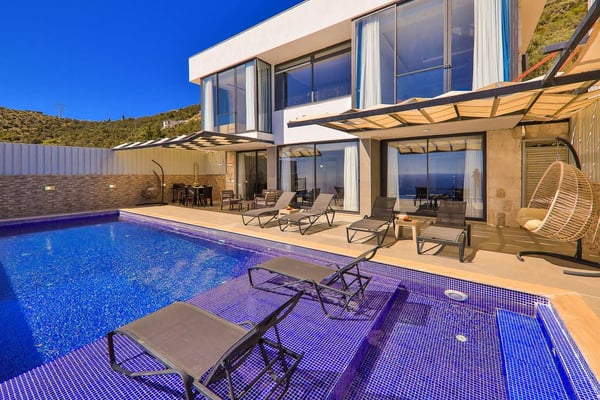 Villa Viki, Doğa ve Deniz Manzaralı, Jakuzi ve Kapalı Havuzlu Villa 1