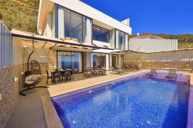 Villa Viki, Doğa ve Deniz Manzaralı, Jakuzi ve Kapalı Havuzlu Villa 3
