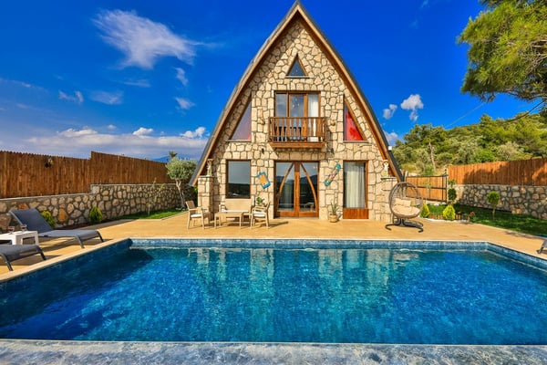 Villa Klas, Patara`da, 2 Odalı, Sauna ve Jakuzili 1