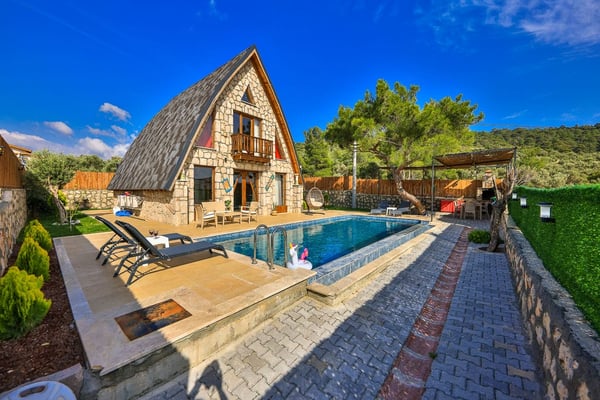 Villa Klas, Patara`da, 2 Odalı, Sauna ve Jakuzili 2