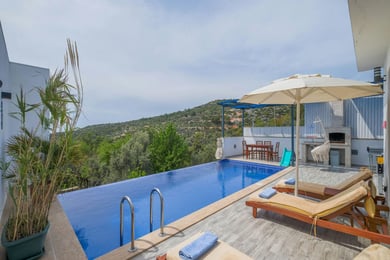 Villa Rain-2, Kalkan Bölgesinde, Havuzu Korunaklı ve 2 Odalı 2
