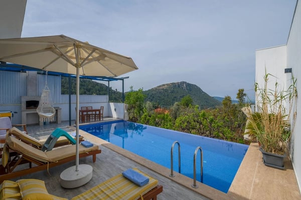 Villa Rain-1, Kalkan Bölgesinde, Havuzu Korunaklı ve 2 Odalı 2