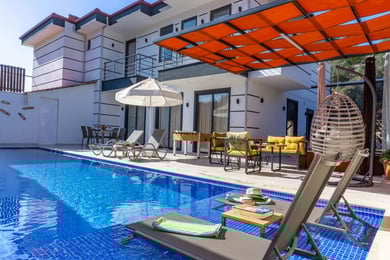 Villa Haily-2, Kaş Bölgesinde, 2 Odalı, 5 Kişilik, Jakuzili Villa 1