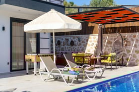 Villa Haily-2, Kaş Bölgesinde, 2 Odalı, 5 Kişilik, Jakuzili Villa 3