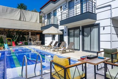 Villa Haily-1, Kaş Bölgesinde, 2 Odalı, Jakuzili Villa 3
