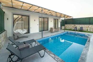 Villa Maça-2, Fethiye Bölgesinde, İki Odalı, Korunaklı Havuzlu 3