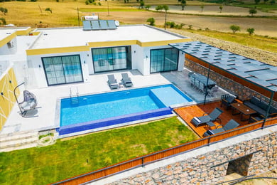 Villa Platin-1, Sarıbelen Bölgesinde, 3 Odalı, Jakuzili 1
