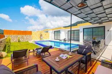 Villa Platin-1, Sarıbelen Bölgesinde, 3 Odalı, Jakuzili 3