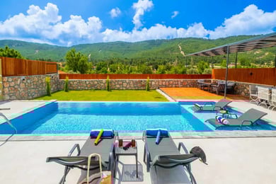 Villa Platin-2, Kalkan Bölgesinde, Jakuzili, Üç Odalı 3