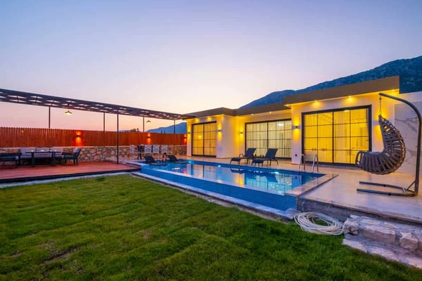 Villa Platin-2, Kalkan Bölgesinde, Jakuzili, Üç Odalı 2