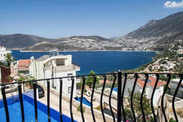 Villa Manşet, Kalkan Bölgesinde, 10 Kişilik, Deniz Manzaralı Villa 3