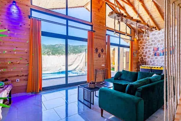 Villa Solo Ti-1, Kalkan Bölgesinde, Tek Odalı, Balayı Villası 3