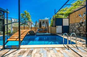 Villa Erebos, Kalkan Bölgesinde, 2 Odalı, Jakuzili, Muhafazakar Villa 3