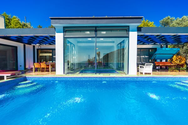 Villa Griffon, Kaş Bölgesinde, 2 Odalı, Sauna ve Hamamlı, Muhafazakar Villa 1