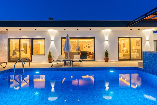 Villa Midas, Kalkan Bölgesinde, 2 Odalı, Jakuzili, Jeneratörlü Muhafazakar Villa 2