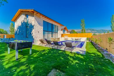 Villa Vergas-3, Kalkan Blgesinde, 3 Odalı, Jakuzili, Taş Ev 2